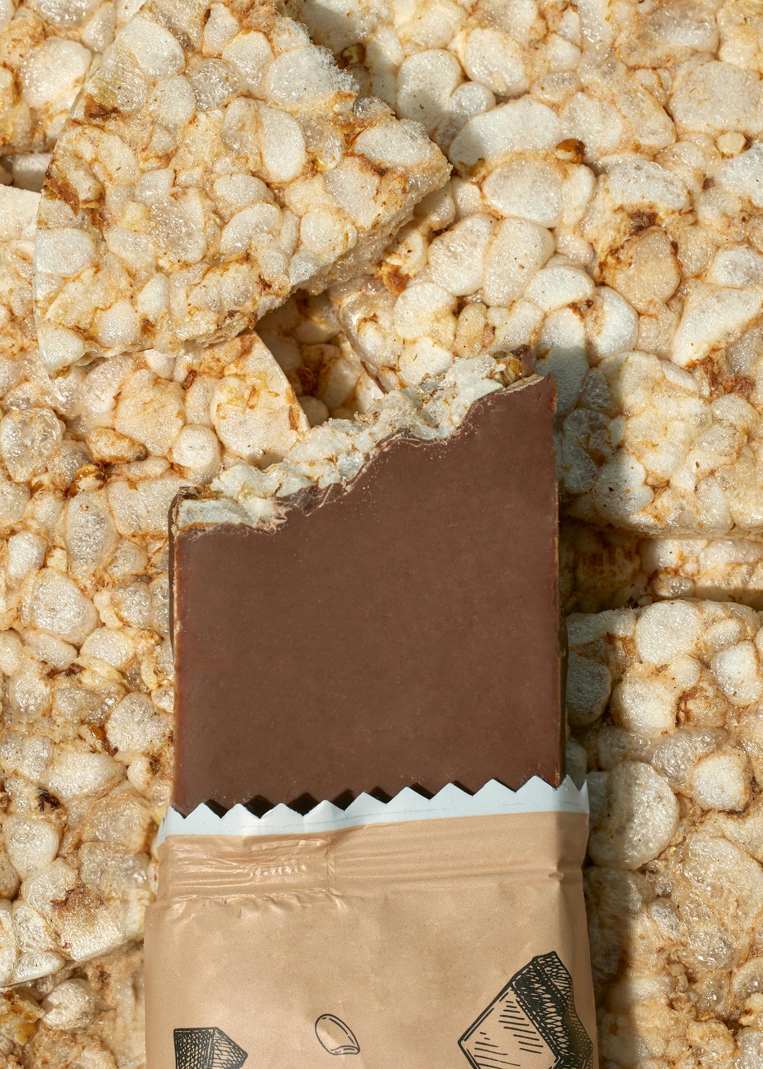 Puffreisriegel in Vollmilchschokolade 18 g