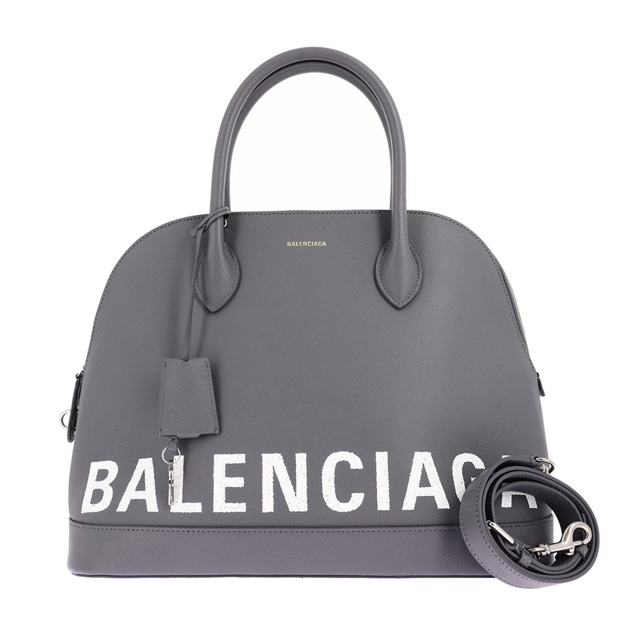 Balenciaga Sac à main Ville GM en Cuir gris - Neuf sans étiquette - L.36 cm