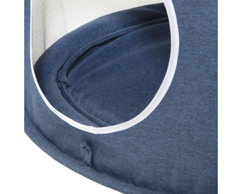 Vesper Kattengrot, Vesper Kasteel, Blauw Opvouwbaar Kasteel met 2 Niveaus