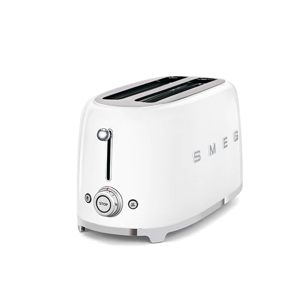 Grille pain 4 tranches 1500 W TSF02WHEU blanc Smeg