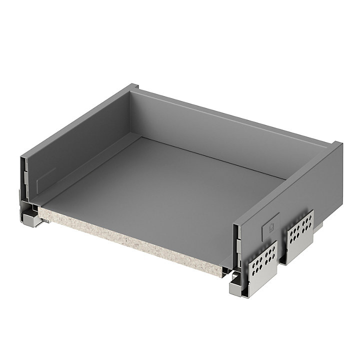 Tiroir de cuisine GoodHome Soto anthracite l. 40 x P. 27 cm