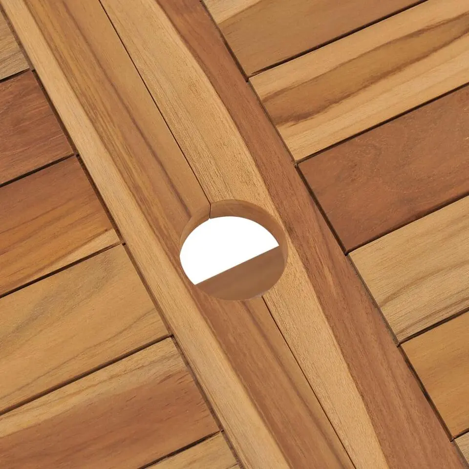 vidaXL - Eettafel - Bruin - Hout
