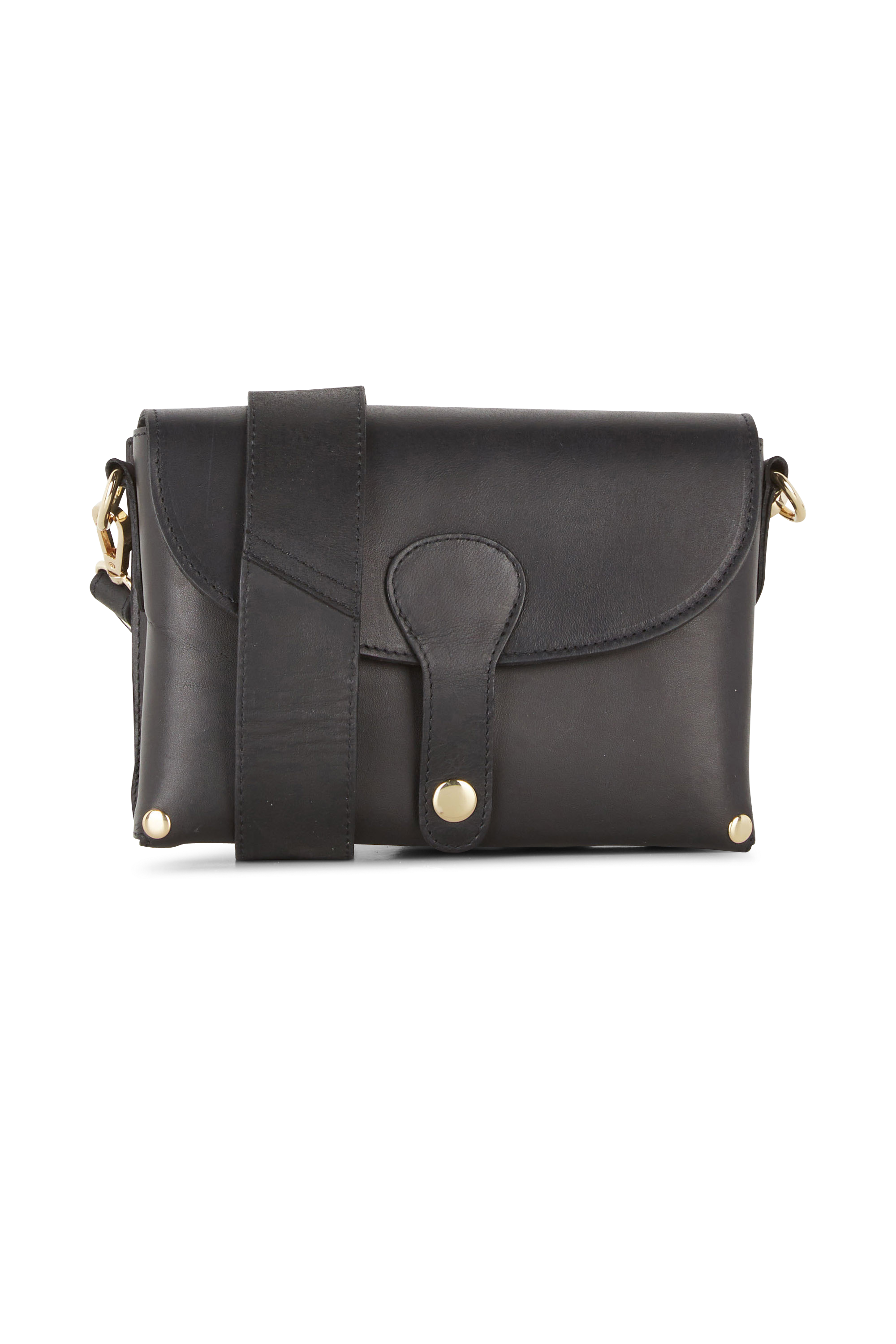 PIECES Sac bandoulière  PCJEANETT LEATHER CROSS BODY FC Noir