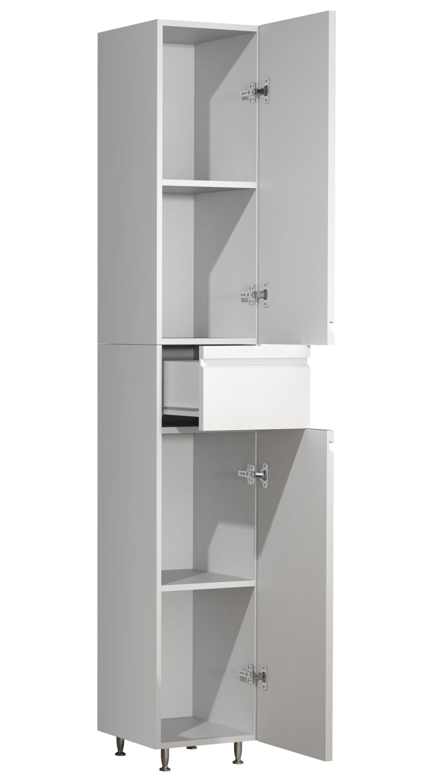 Hochschrank SILORA - weiß - 30 cm breit