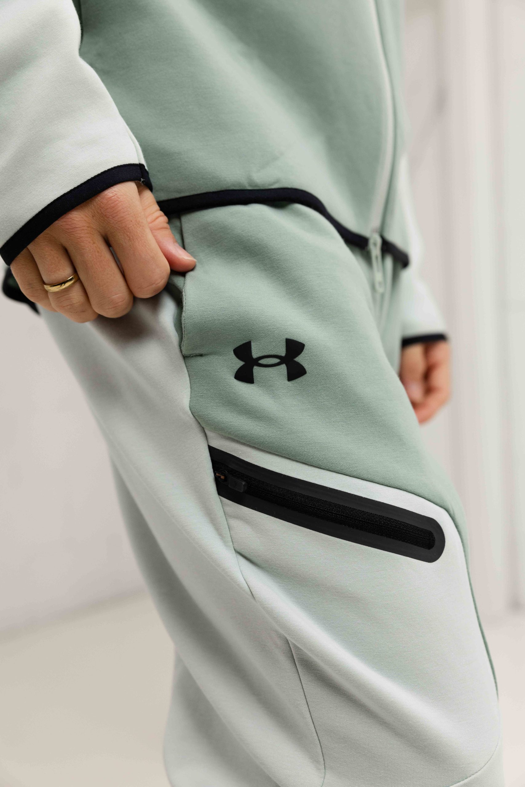 Under Armour Unstoppable Trainingspak Heren Lichtgroen