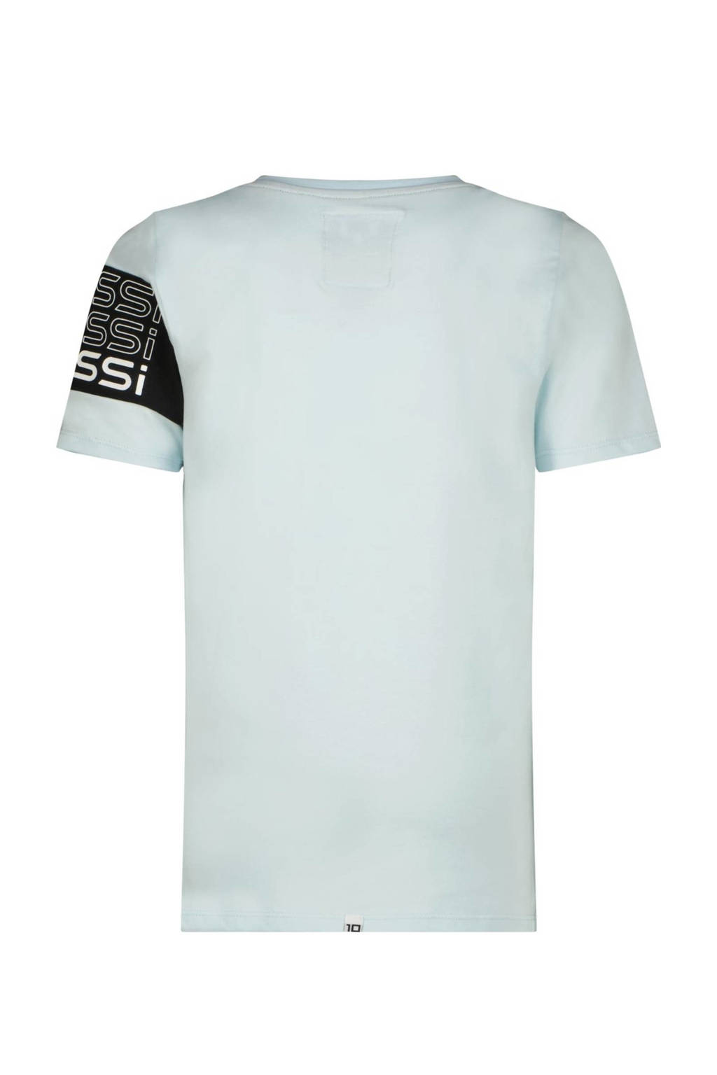 Vingino T-shirt Jumal met logo lichtblauw
