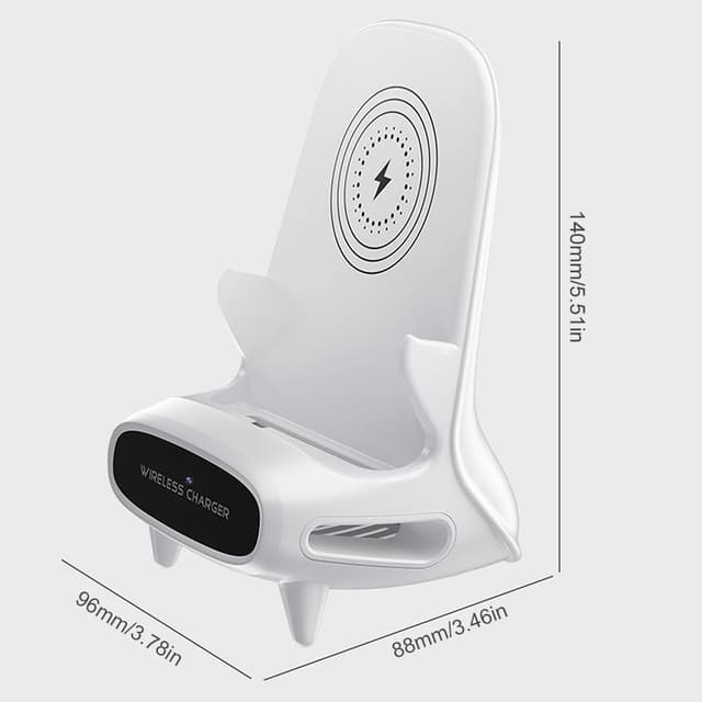 Trådløs oplader Skjult kamera Fjernovervågning 1080P HD WiFi Sikkerhedskamera