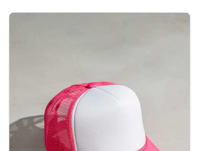 Baethreads - Colorblock Baseballpet in 11 kleuren