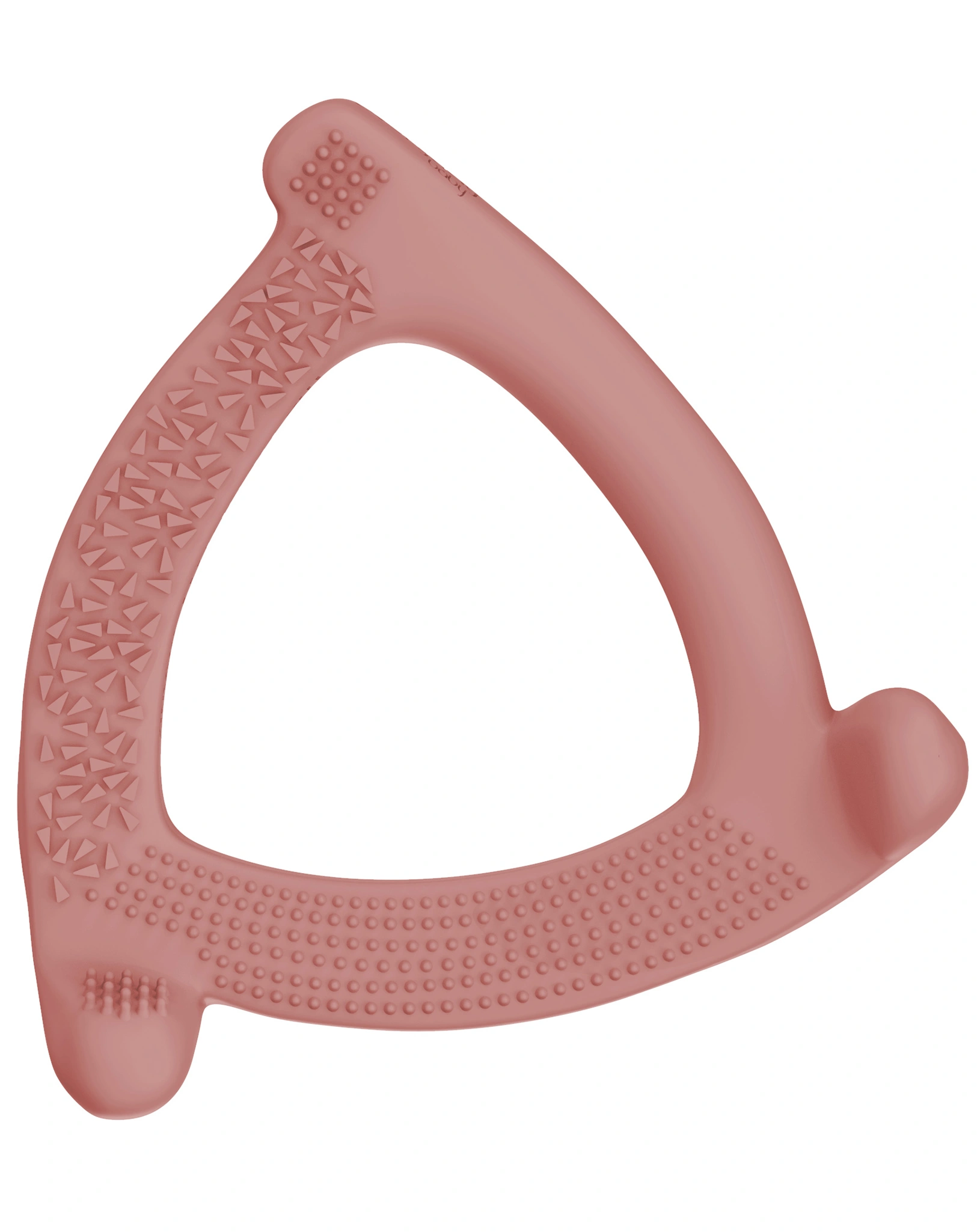Silikon Beißring EVERYDAY BABY - TRIANGEL (10cm) in rot