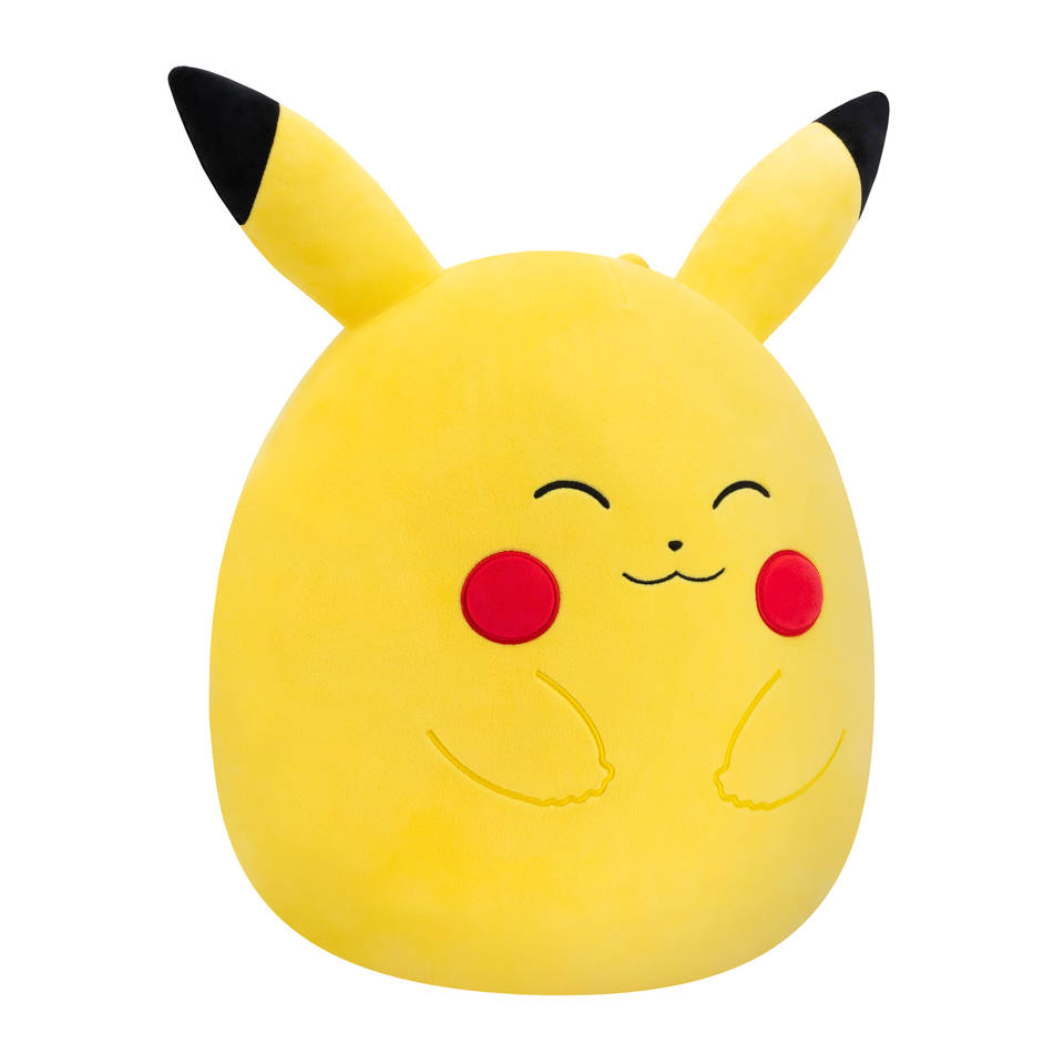 Pokémon Squishmallow Pikachu knuffel - 35 cm