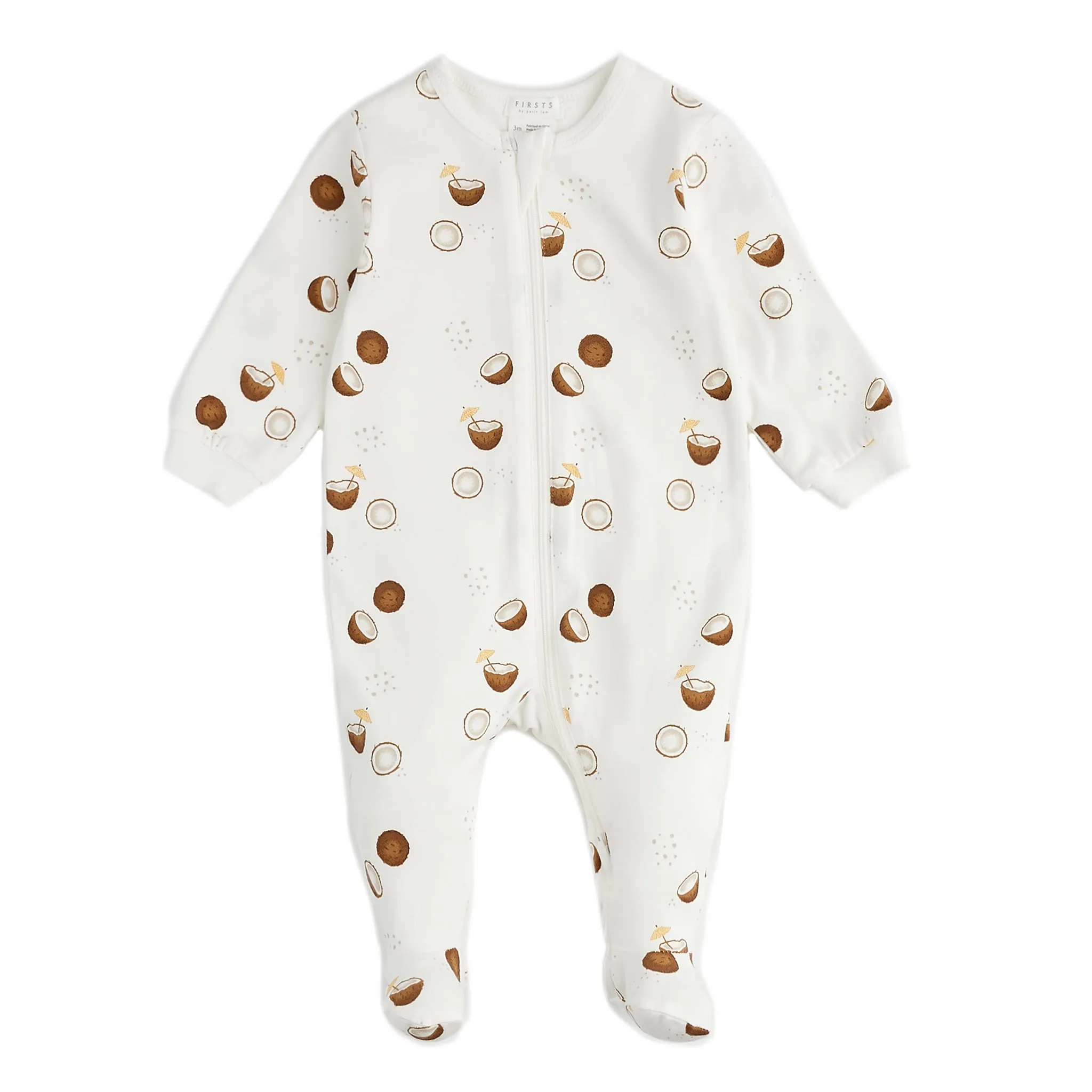 Firsts par Petit Lem Pyjama Noix Coco 0-12mois