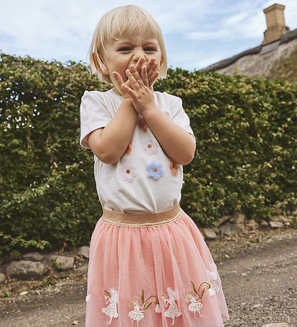 Hust and Claire T-Shirt - Aliana - Whisper Melange m. Blumen