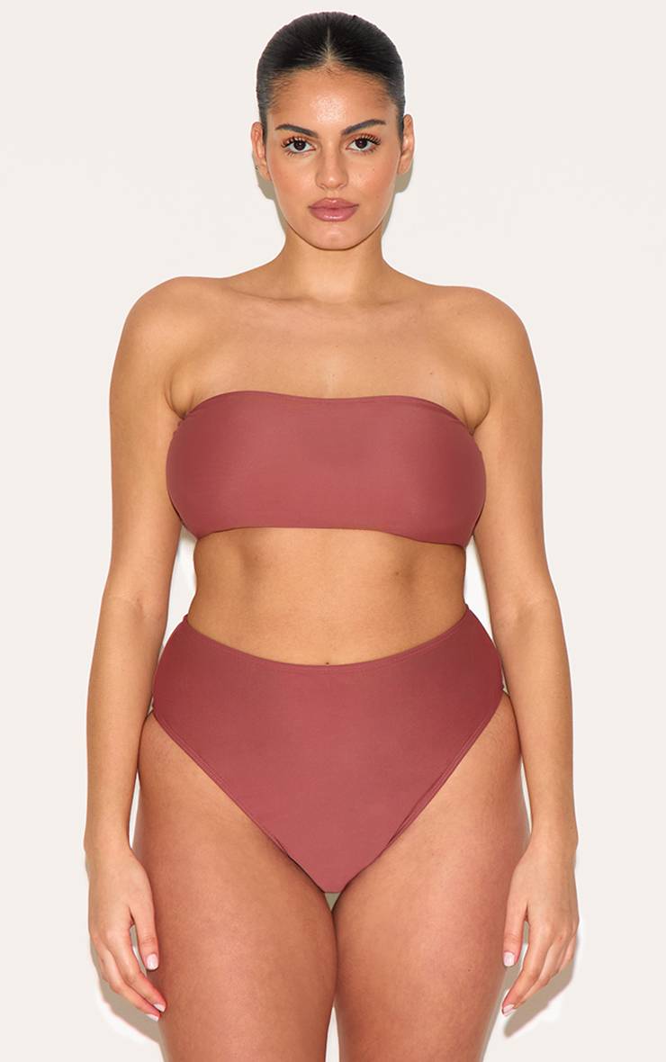 Rouille Haut De Bikini Bandeau Basique Plus