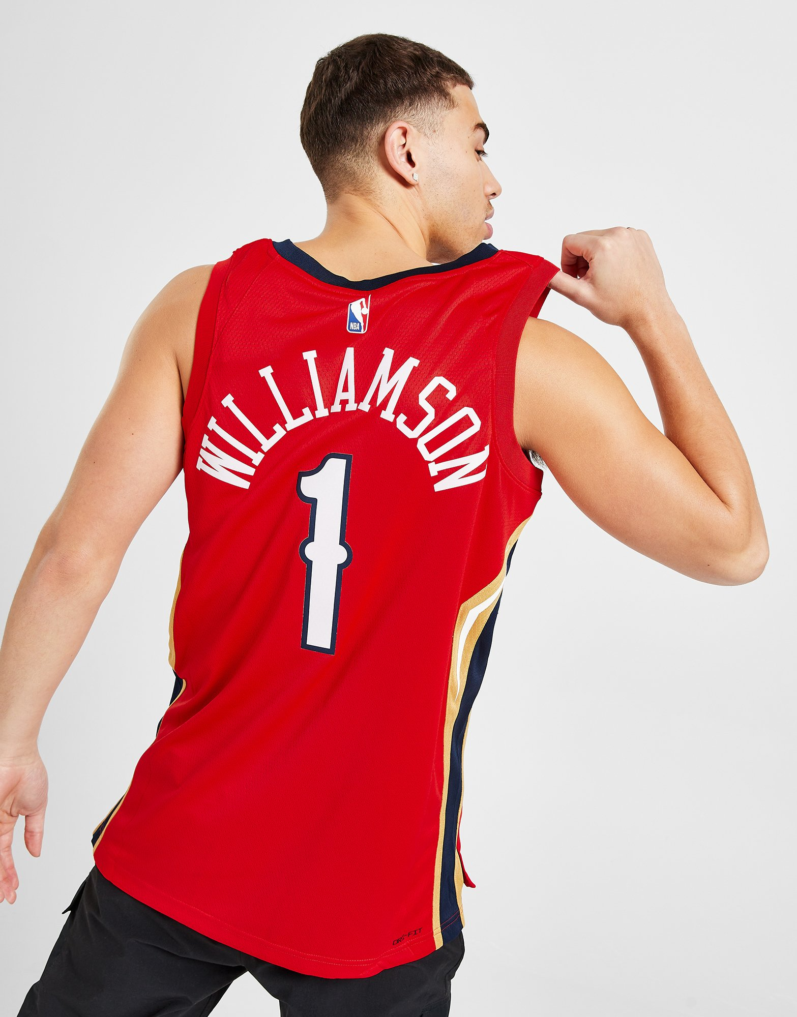 Jordan Maillot NBA New Orleans Pelicans Williamson #1 Homme