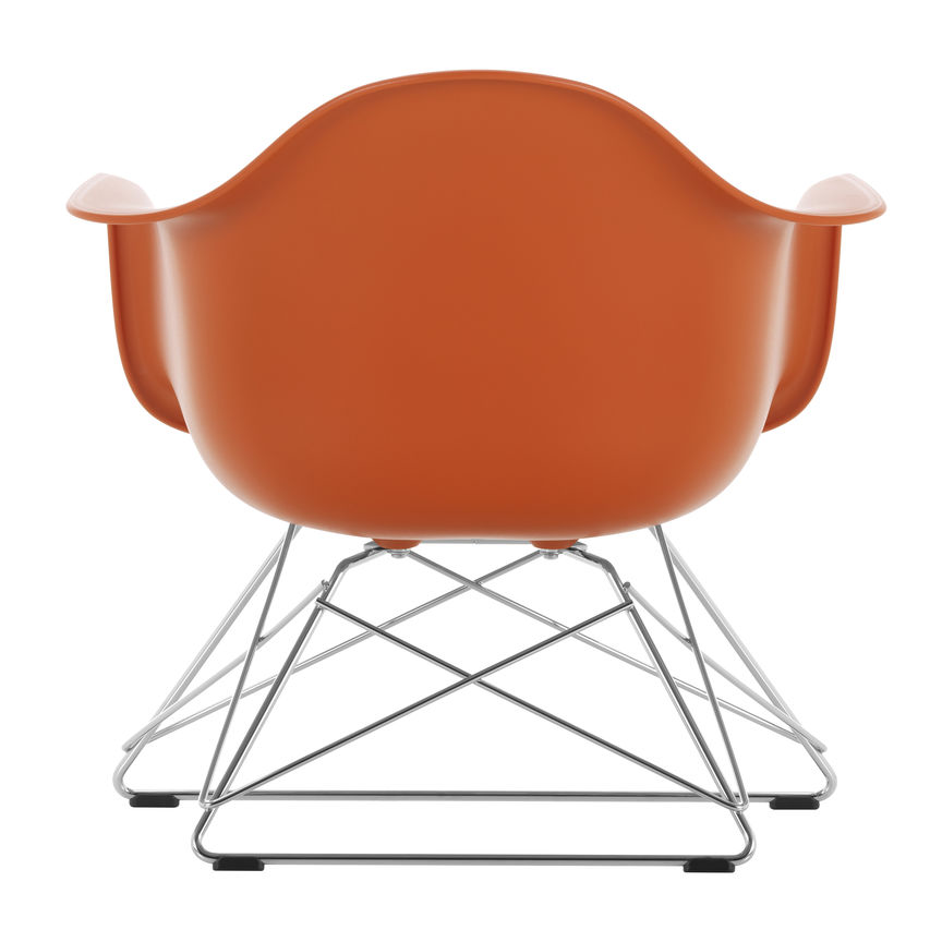 Fauteuil LAR RE chroom Rusty Orange