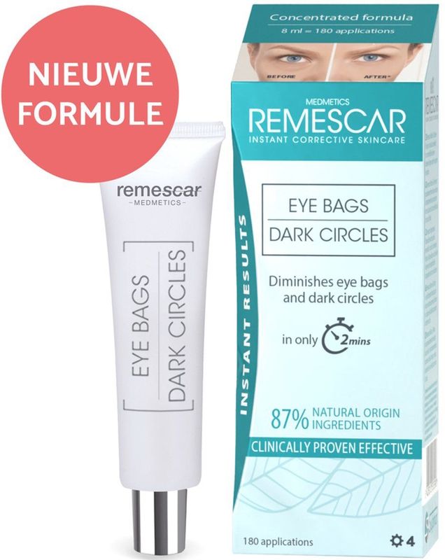Remescar Oogcreme - Wallen en Donkere Kringen - 8 ml voor 180 Applicaties