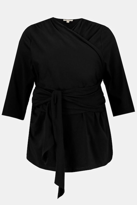 Bellieva-Wickelshirt, Skin to Skin, Rundhals, GOTS