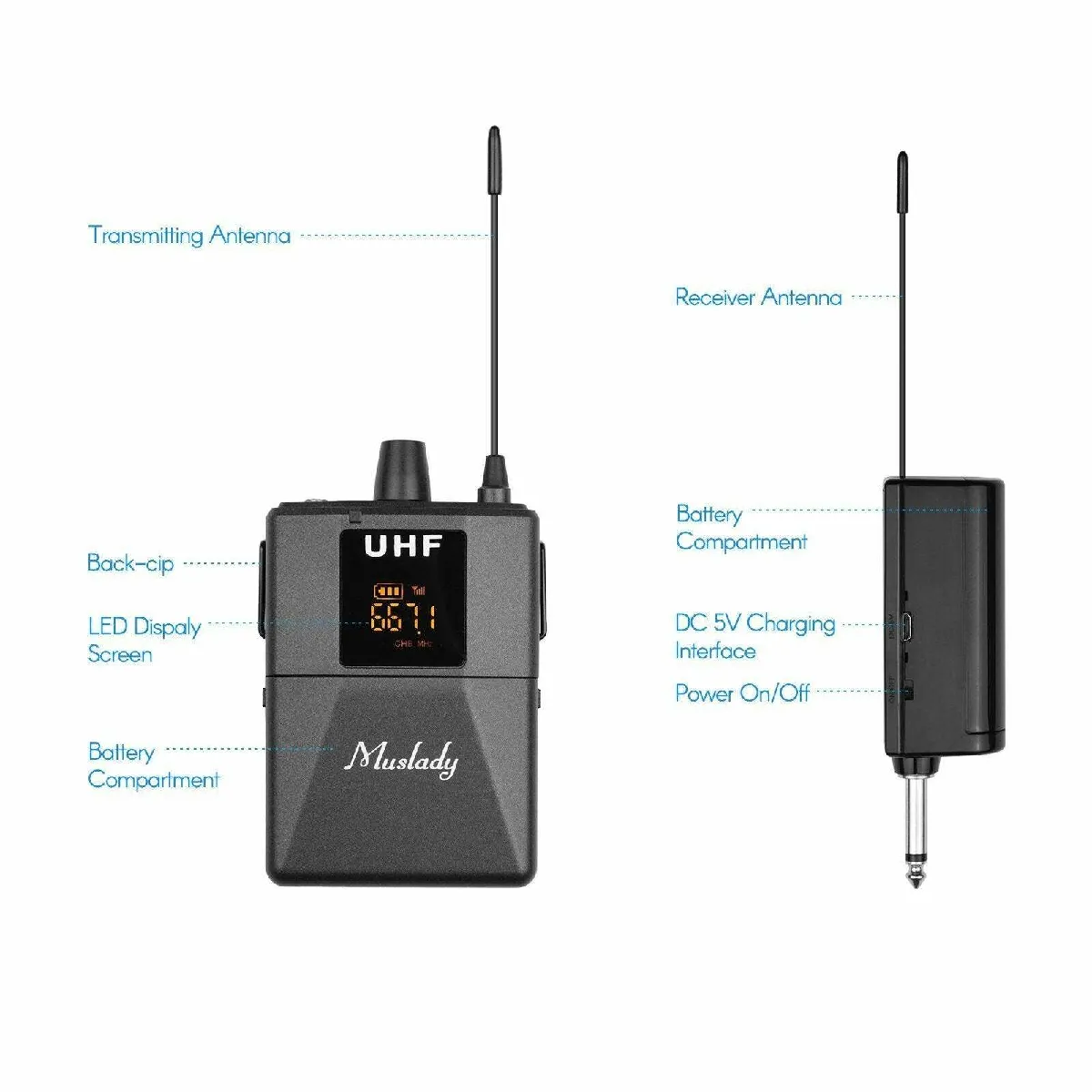 Microphone Cravate Sans Fil Justgreenbox