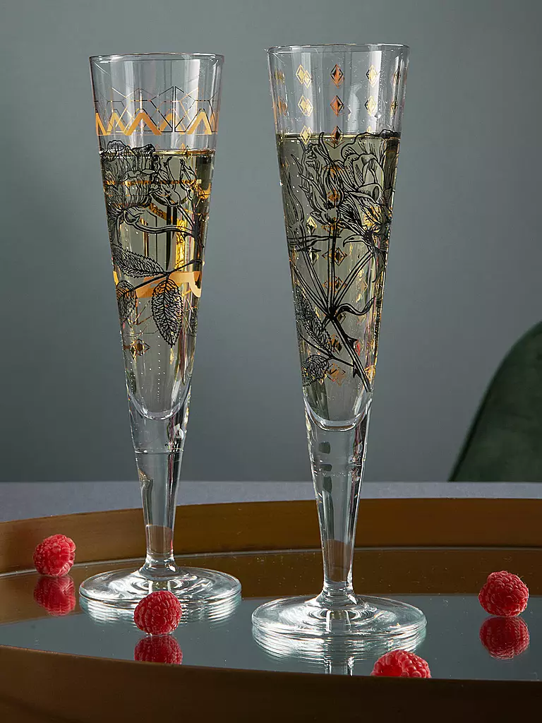RITZENHOFF Champagnerglas Goldnacht Champus #29 Lisa Hofgärtner 2023 gold