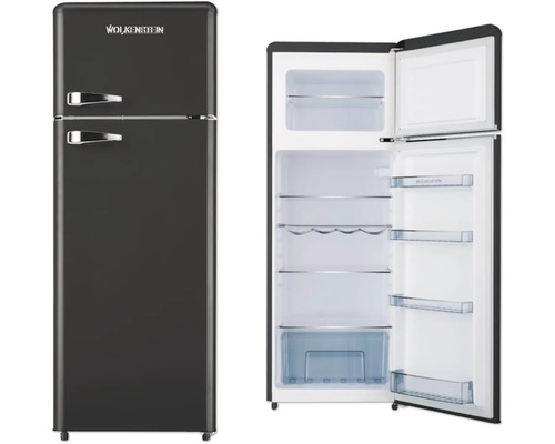 Wolkenstein GK212.4RT B koel-vriescombinatie, afmetingen (B x H x D): 54,7 x 149,70 x 59,60 cm, koelgedeelte: 172 l, vriesgedeelte: 39 l