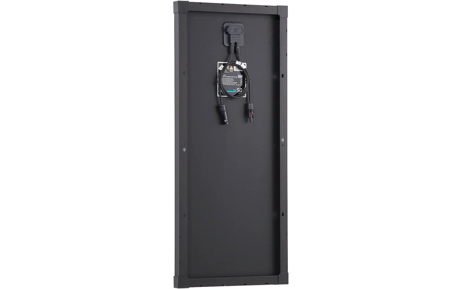 ECTIVE SSP 50 Black Schindel Monokristallines starres Solarmodul 50 W