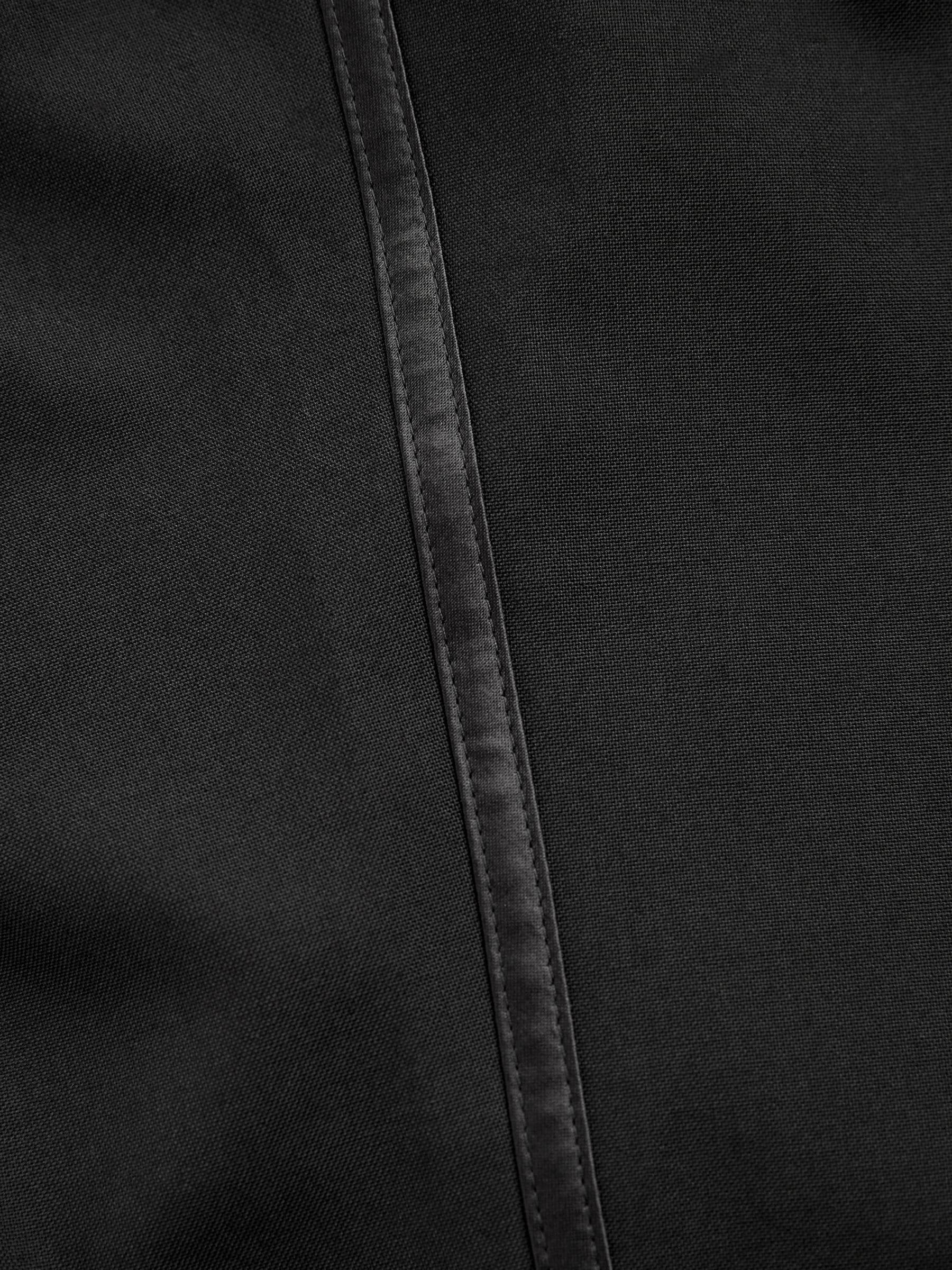 Zwarte tape met details - Slim Fit - Pantalon in smokingstijl
