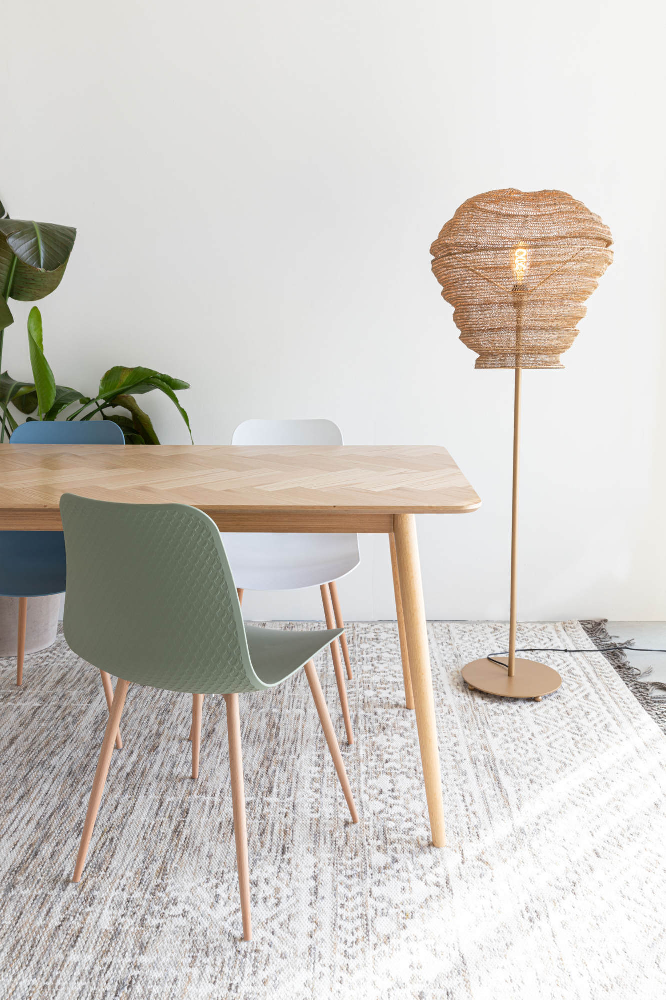 Eettafel Fabio naturel 180 x 90 cm