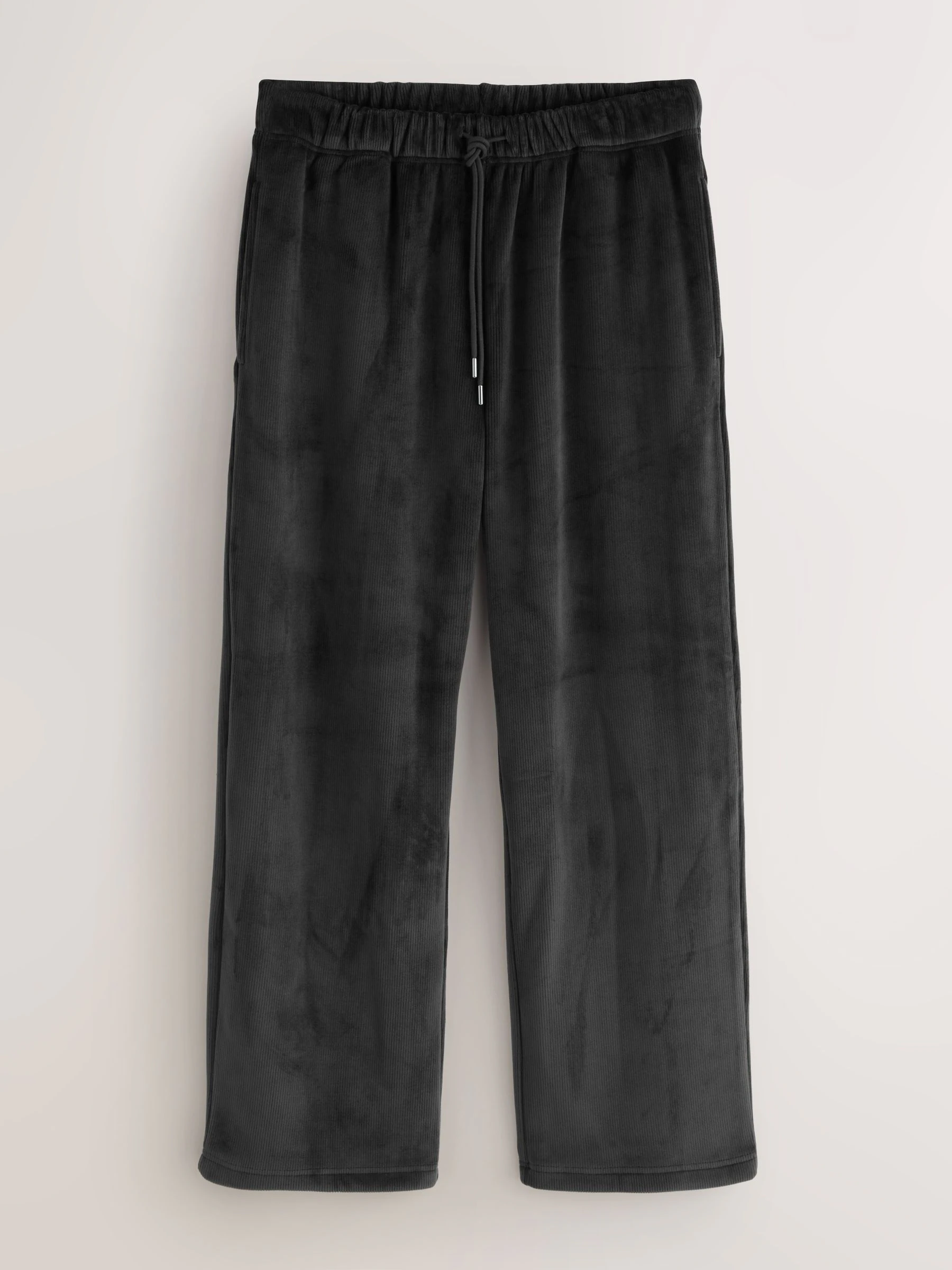 Leisteen grijs - Jersey Textured Ribbed Joggers