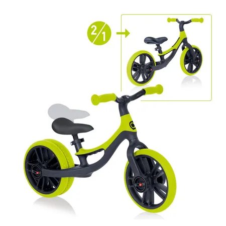 Authentic Sports Globber Go Bike Elite DUO lime grün