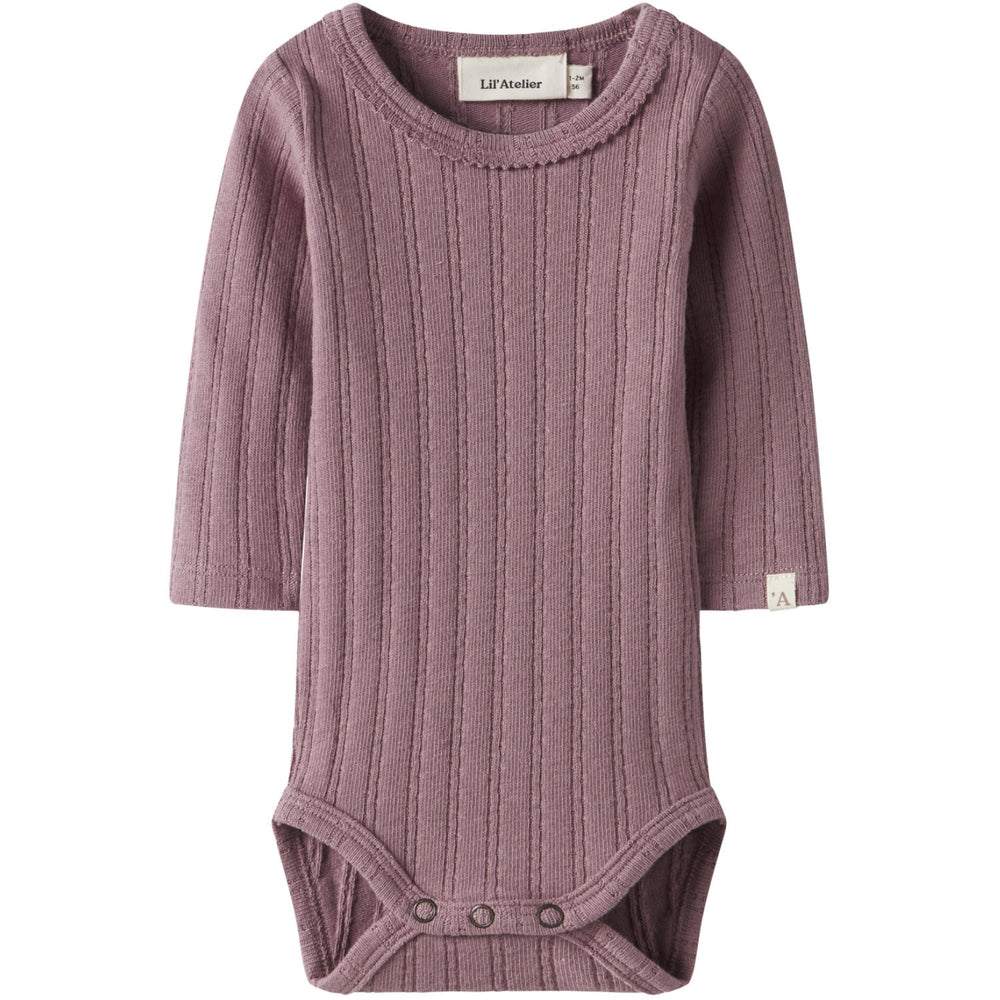 Køb Lil'Atelier Nostalgia Rose Nbfrita Sig Ls Slim Body Lil