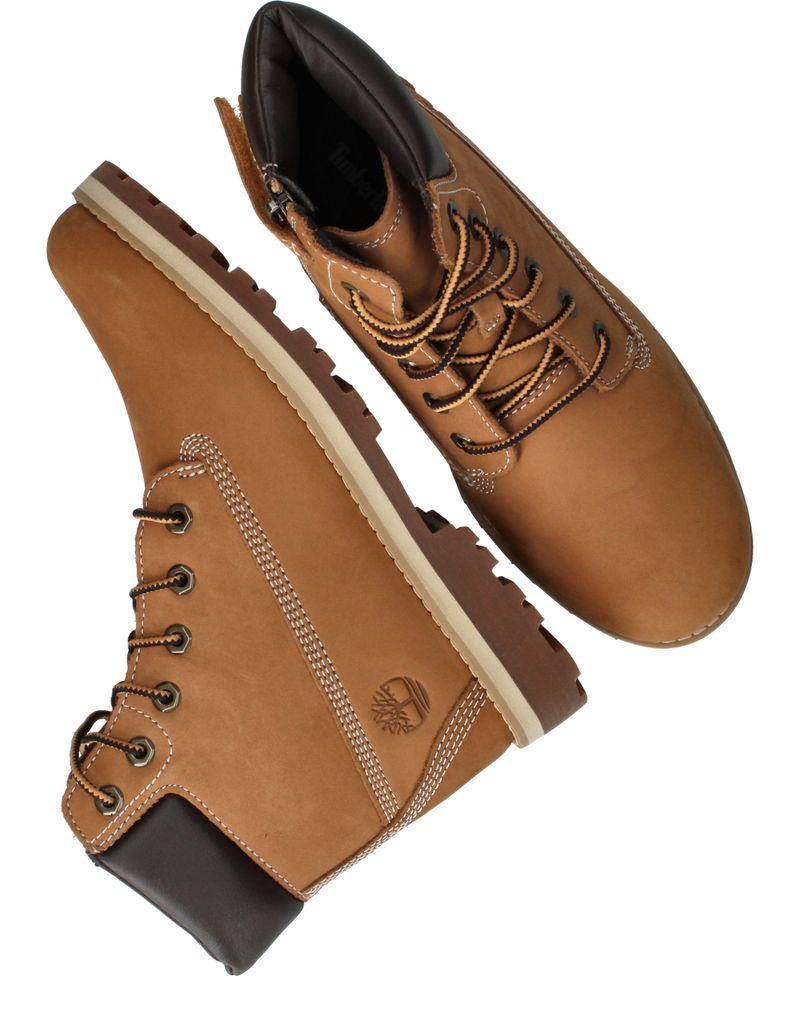 Timberland Courma Kid Mid Lace Up Veterboots Cognac Jongens