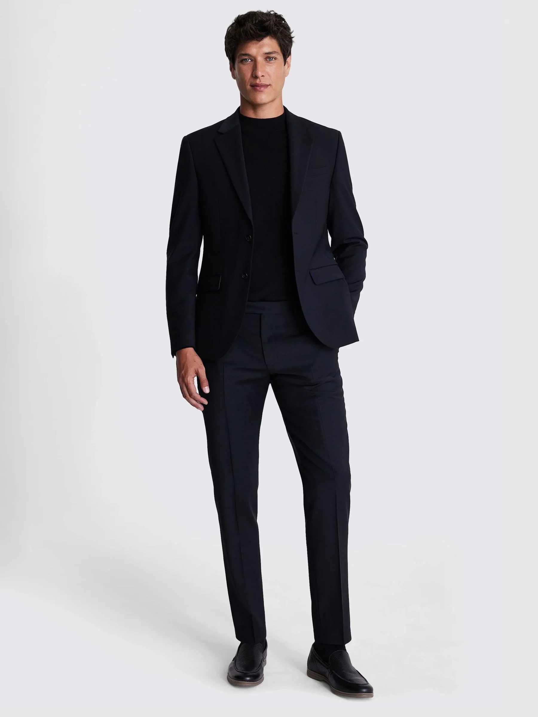 Zwart - DKNY Slim Fit Performance Suit Jacket