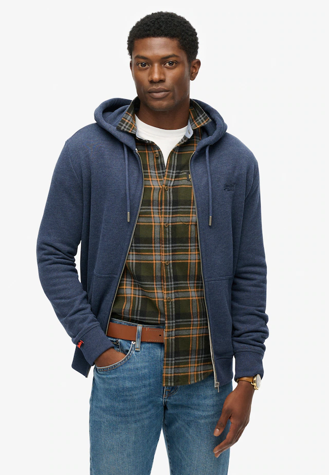 Superdry Kapuzensweatjacke »ESSENTIAL LOGO ZIP HOODIE HB«