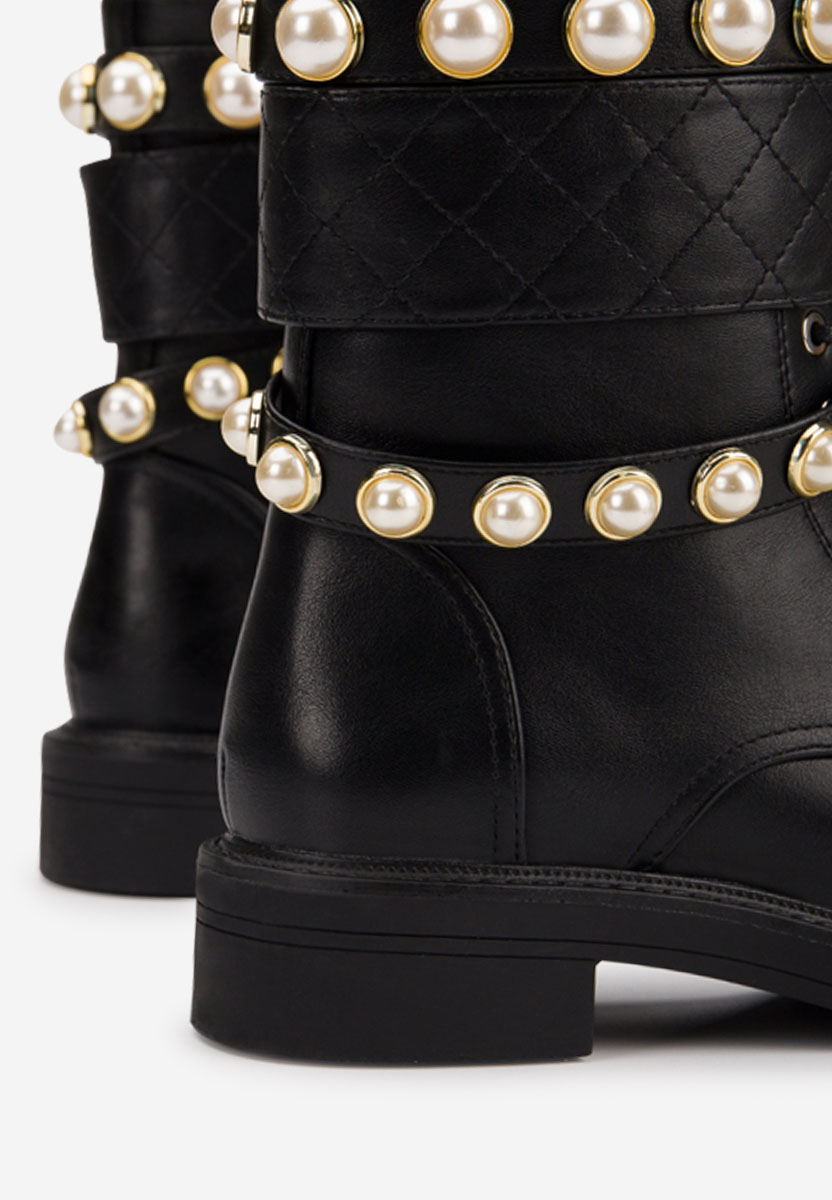 Boots femme noires Mergana V2