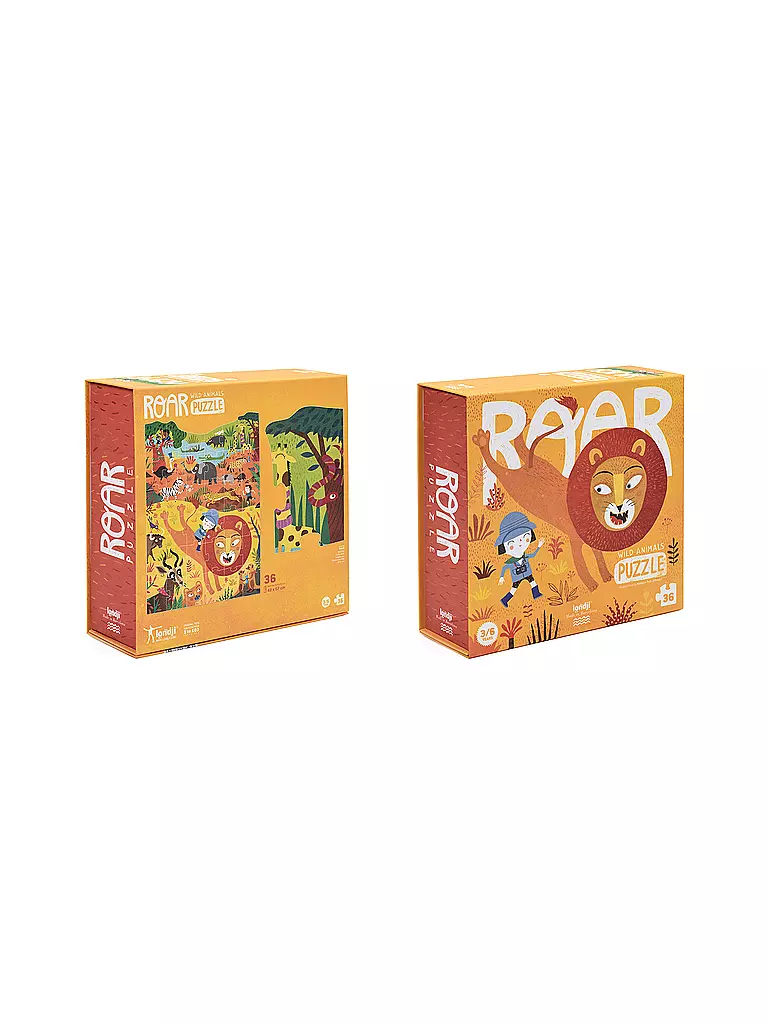 LONDJI Puzzle ROAR 36 Teile  gelb