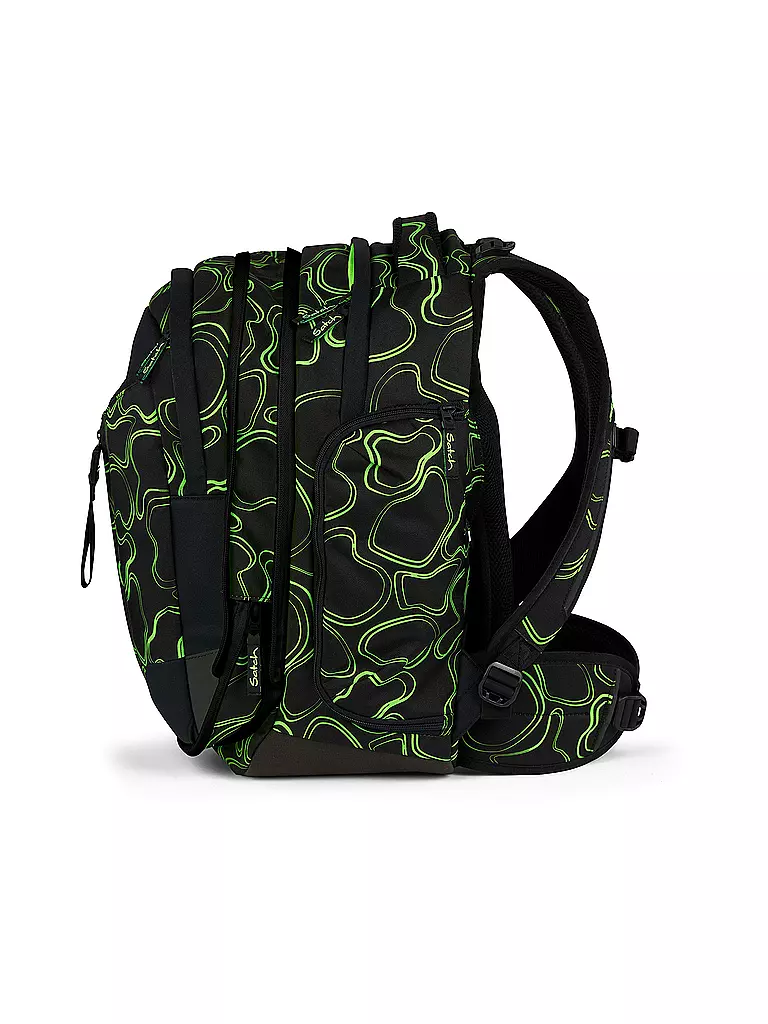 SATCH Schulrucksack Match Green Supreme schwarz