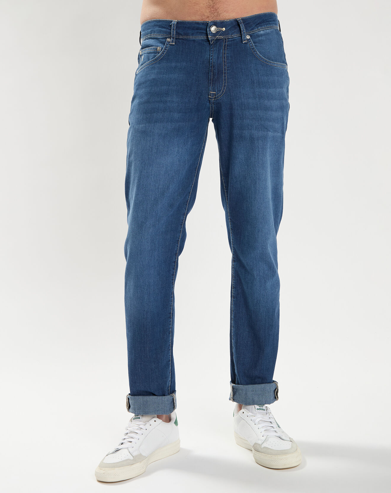 Hackett London Jean Slim Fit Chambray bleu