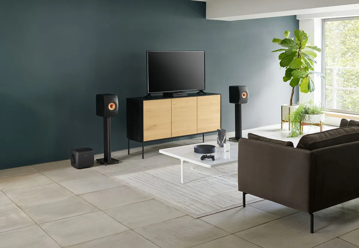 KEF KC 62 Noir mat Caissons de basses