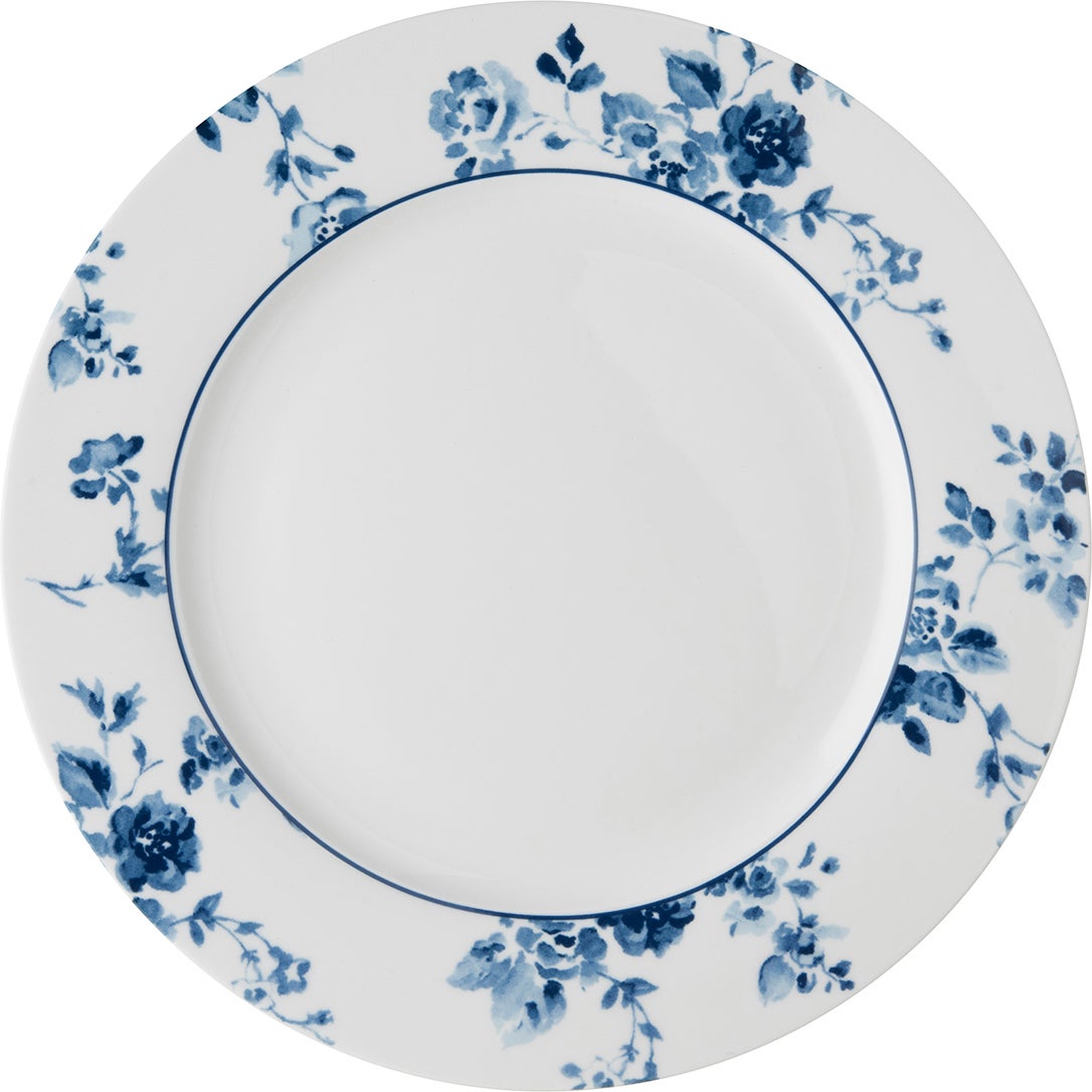 Laura Ashley bord China Rose blauw D 26 H 1,9 cm