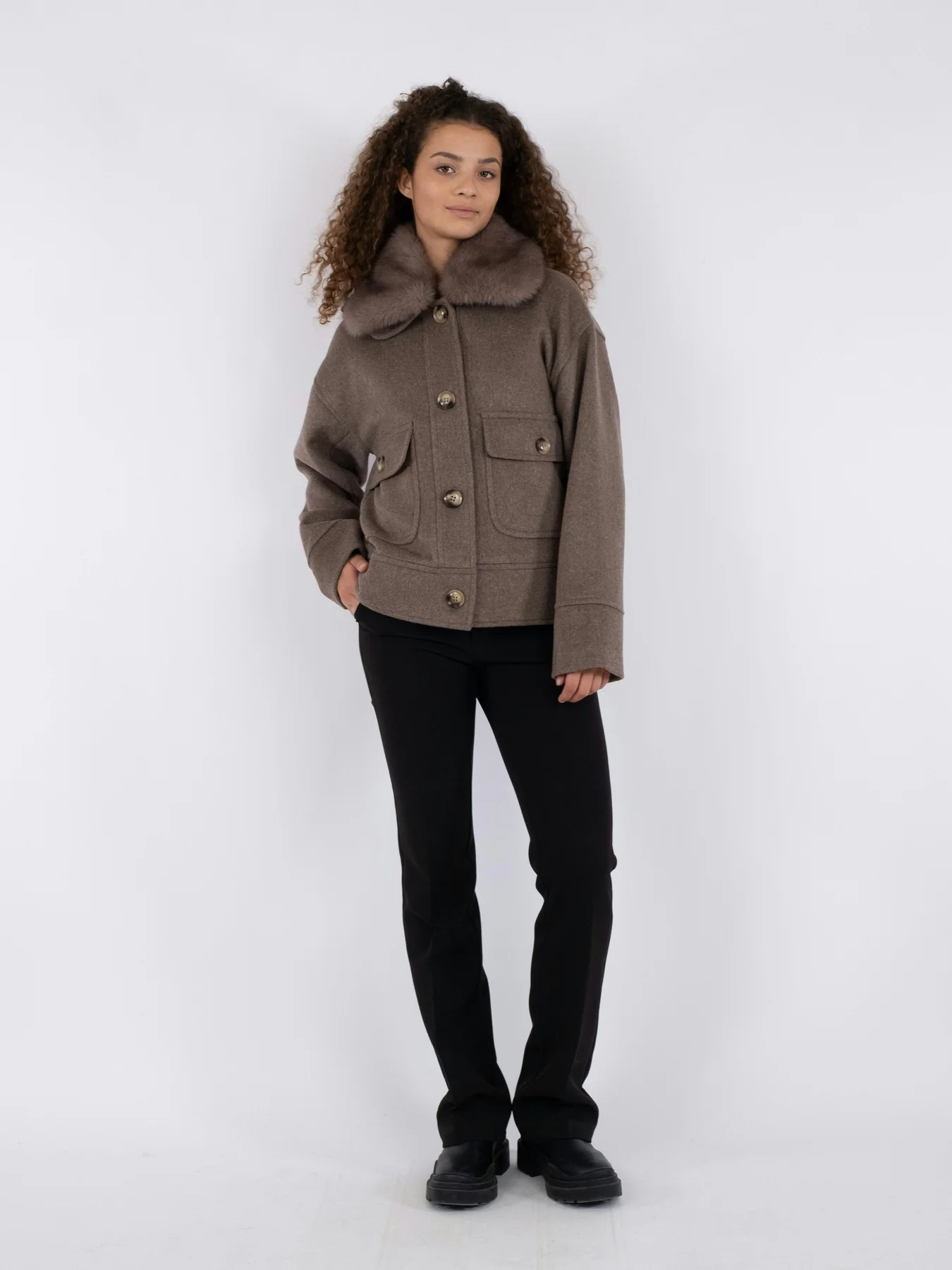 Neo Noir Pitti Wool Jacket iron