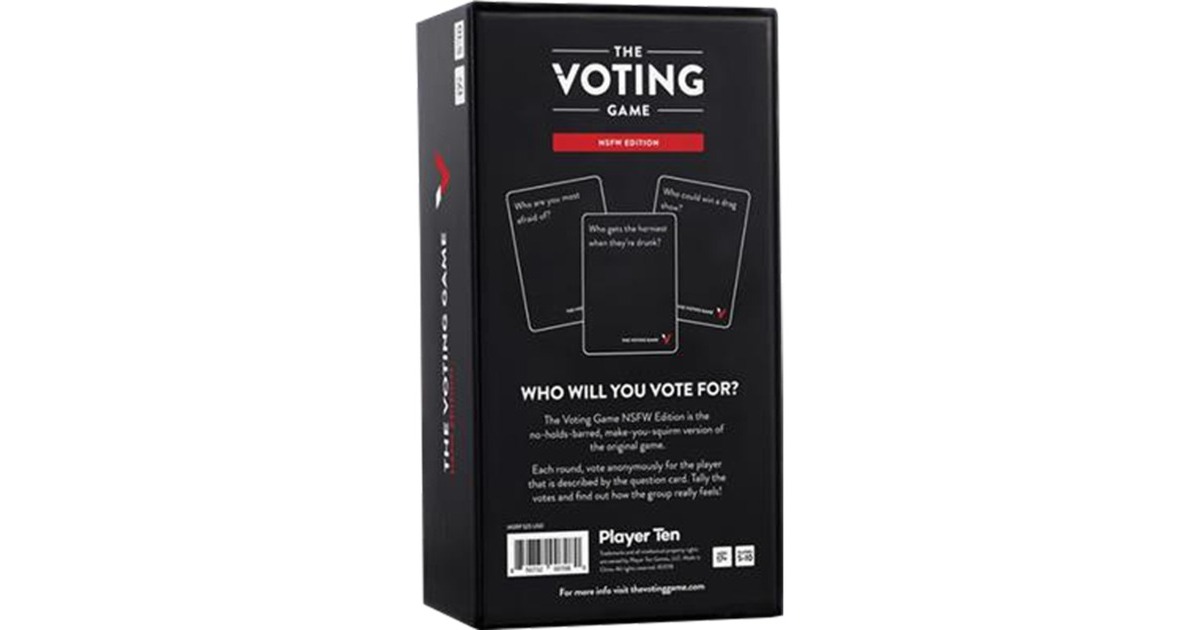 European Player NetworkThe Voting Game: NSFW Expansion Partyspel  (Uitbreiding, Engels, 4 - 10 spelers, 30 - 60 minuten, Vanaf 17 jaar)