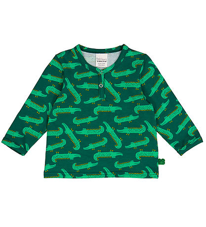 Freds WoRød Bluse - Krokodille - Cucumber