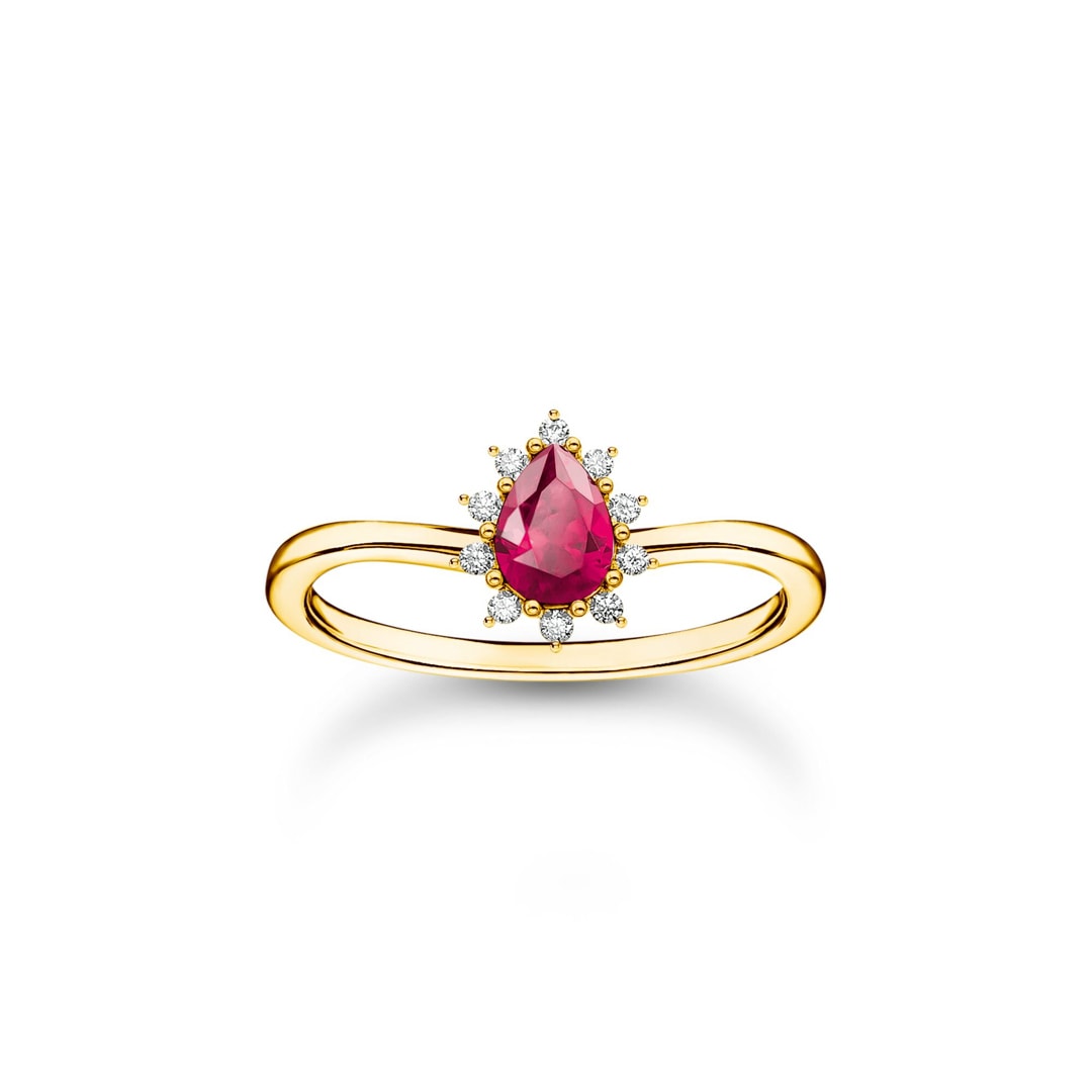 Thomas Sabo True Romance Ring Vintage Romance vergoldet