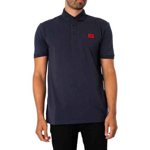 BOSS - Dereso232 Polo Ajustado Azul