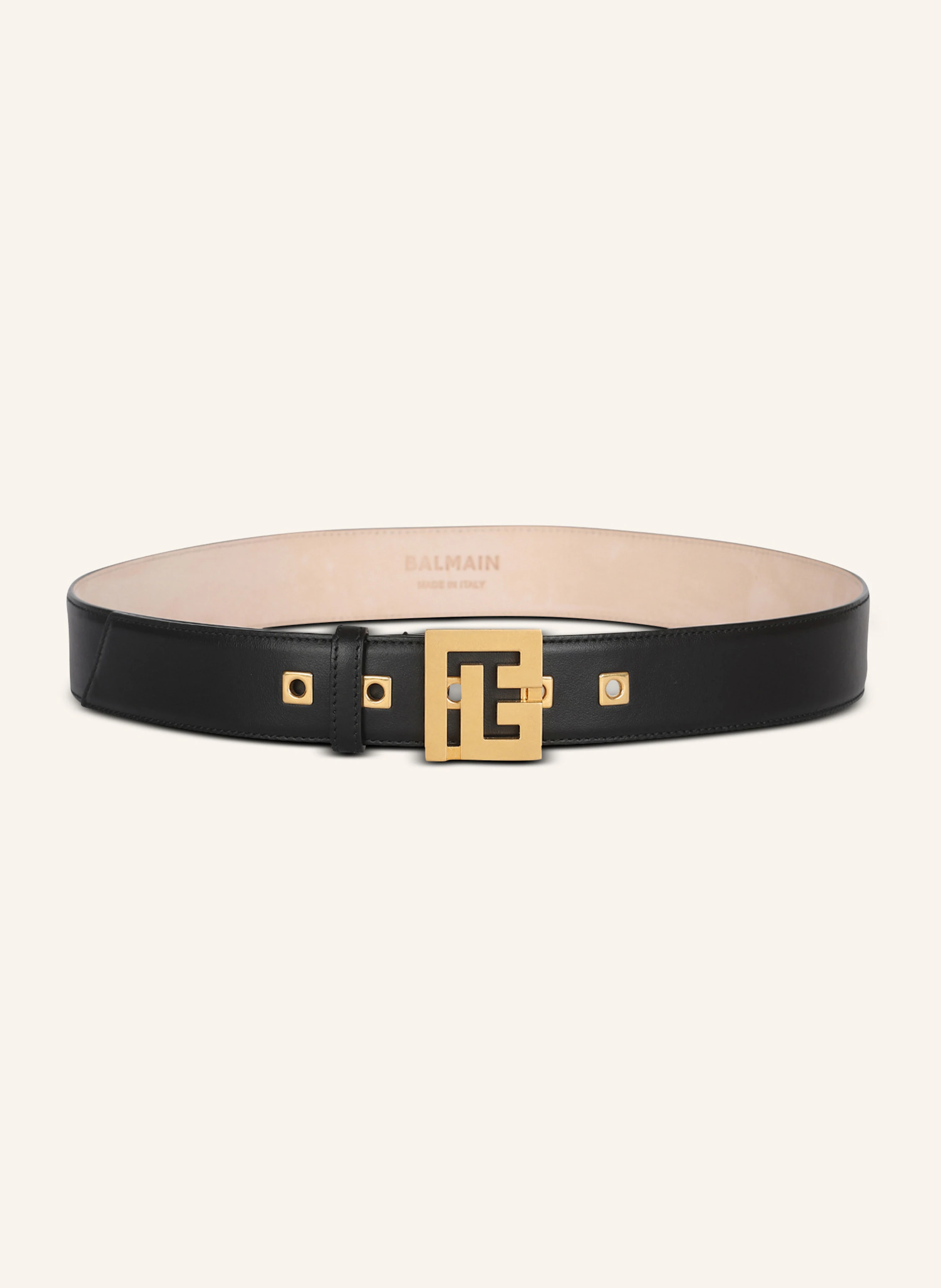 BALMAIN Gürtel P-Belt aus Leder