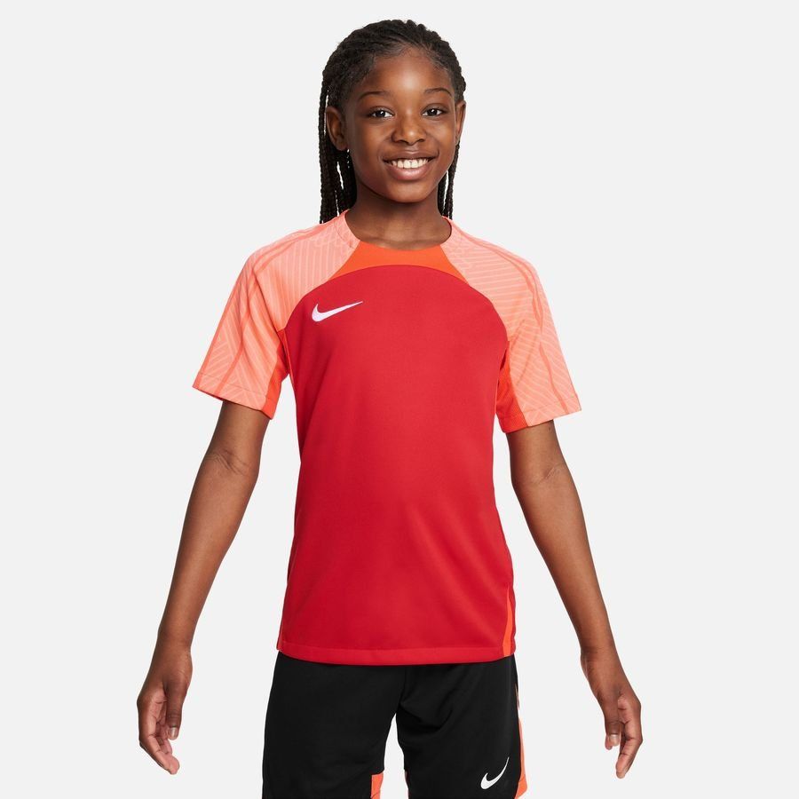 Nike Maillot Dri-FIT Strike III - Rouge/Rouge/Blanc Enfant