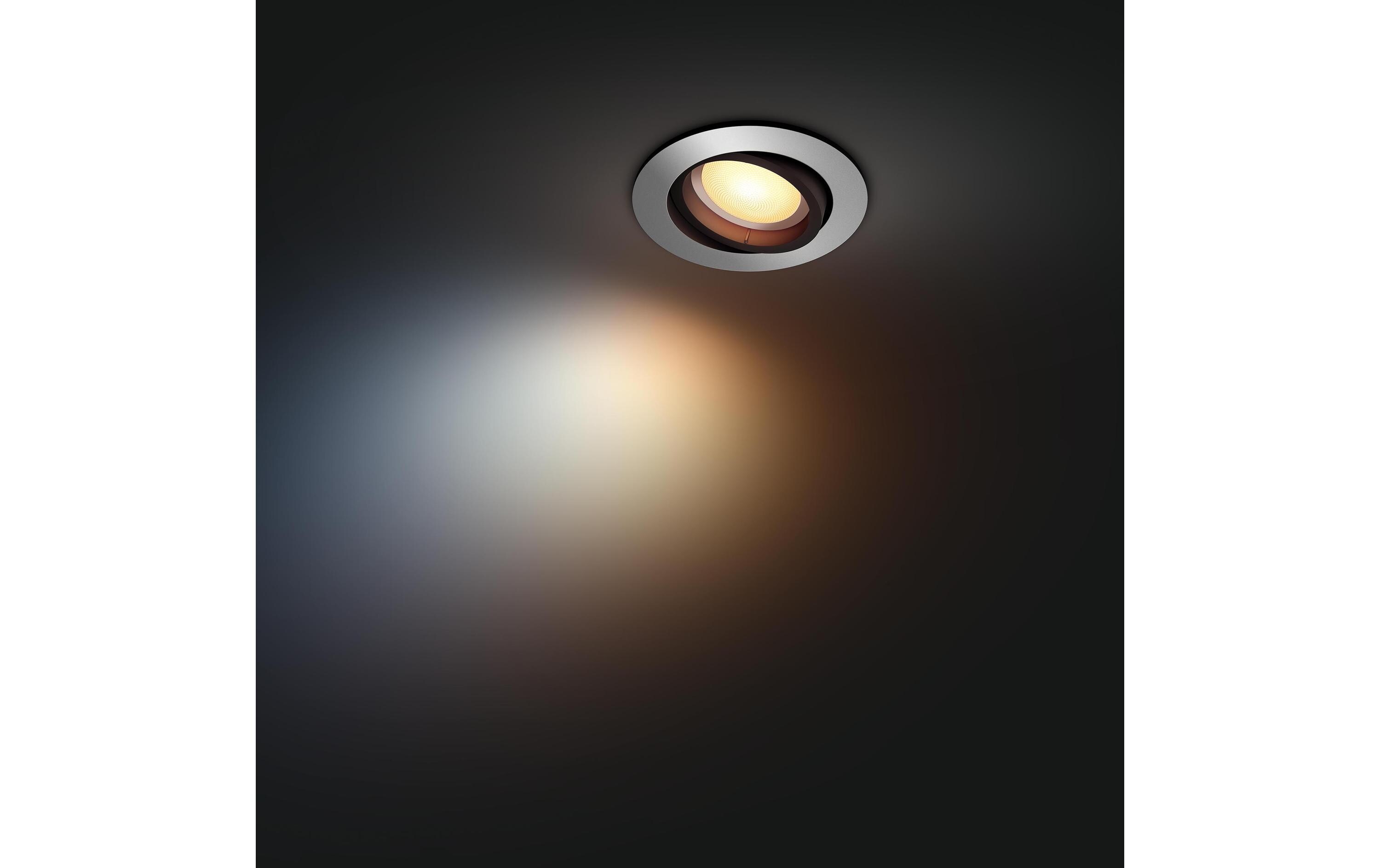 White Ambiance Milliskin Einbauspot Rund AluminiumPräzise Lichtlenkung in reinem Weiss