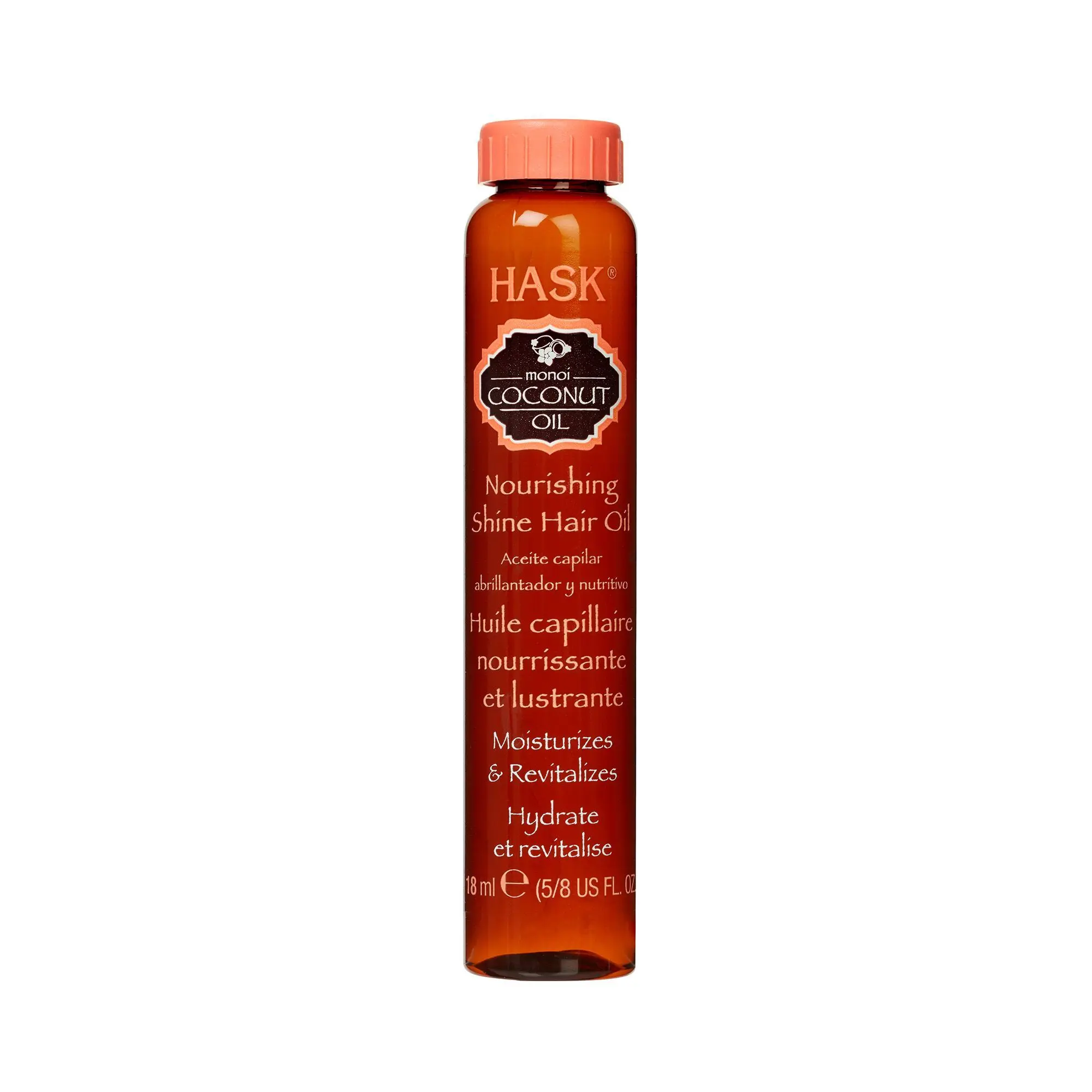 Hask - HUILE CAPILLAIRE COCO MONOI 59 ML Huile CapillaireFlacon 59 ml- Cheveux colorés / méchés