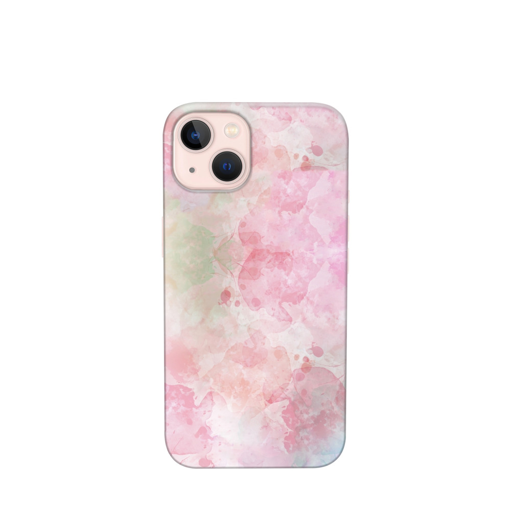 iPhone 13 Kunststoff Hülle Pastellhauch - Rosa