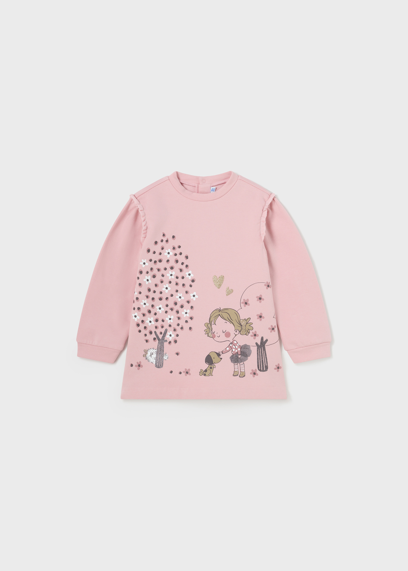 Vestido infantil estampado Better Cotton